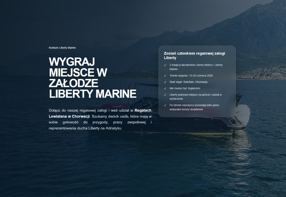 Liberty Marine szuka załogi na Regaty Lewiatana 2026 w Chorwacji